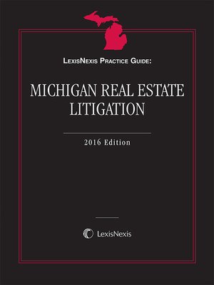 cover image of Michigan Real Estate Litigation
